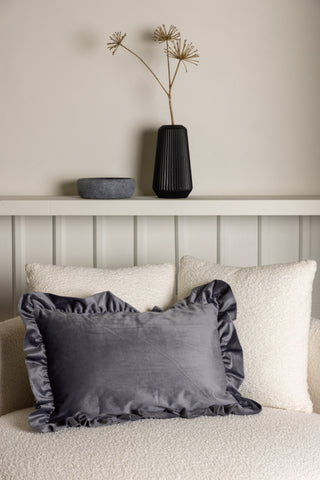 Venture Home Hailey Kuddfodral Poly Velvet - Grå 40x60