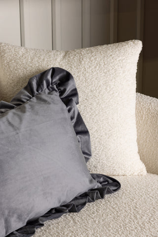 Venture Home Hailey Kuddfodral Poly Velvet - Grå 40x60