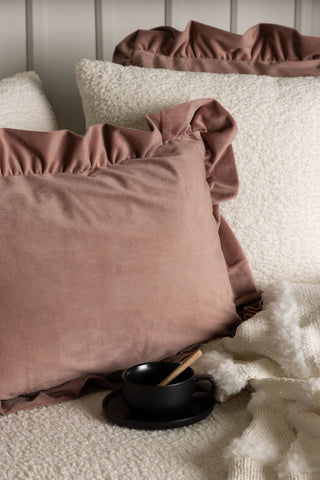 Venture Home Hailey Kuddfodral Poly Velvet - Rosa 40x60