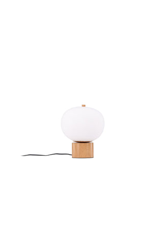 Venture Home Cholet Bordslampa - Natur / Vitt glas