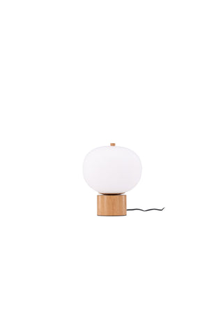 Venture Home Cholet Bordslampa - Natur / Vitt glas