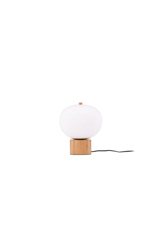 Venture Home Cholet Bordslampa - Natur / Vitt glas