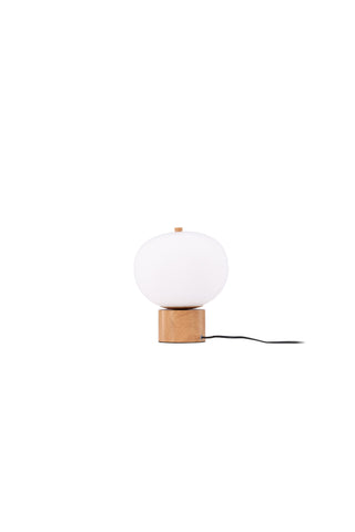 Venture Home Cholet Bordslampa - Natur / Vitt glas