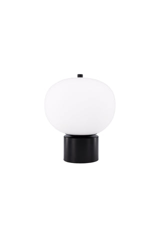 Venture Home Cholet Bordslampa - Svart / Vit glas