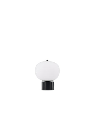 Venture Home Cholet Bordslampa - Svart / Vit glas