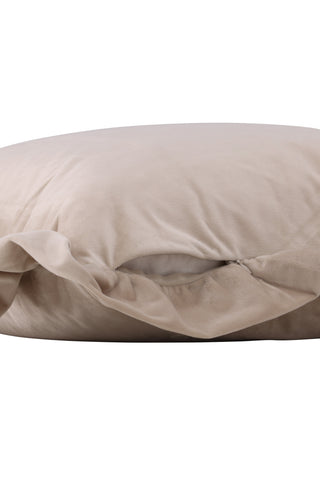 Venture Home Hailey Kuddfodral Poly Velvet - Beige 40x60