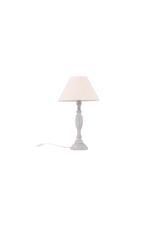 Venture Home Caen Bordslampa - Ljusgrått / Beige tyg