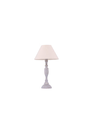 Venture Home Caen Bordslampa - Ljusgrått / Beige tyg