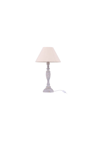 Venture Home Caen Bordslampa - Ljusgrått / Beige tyg