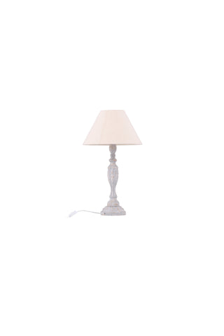 Venture Home Caen Bordslampa - Ljusgrått / Beige tyg