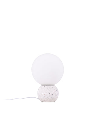 Venture Home Metz Bordslampa - Vit / Vit glas