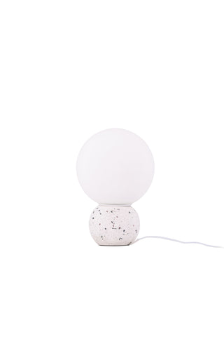 Venture Home Metz Bordslampa - Vit / Vit glas