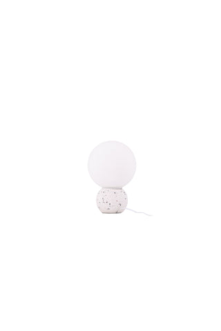 Venture Home Metz Bordslampa - Vit / Vit glas