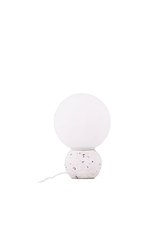 Venture Home Metz Bordslampa - Vit / Vit glas