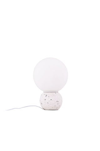 Venture Home Metz Bordslampa - Vit / Vit glas
