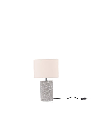 Venture Home Dijon Bordslampa - Grå / Beige Tyg