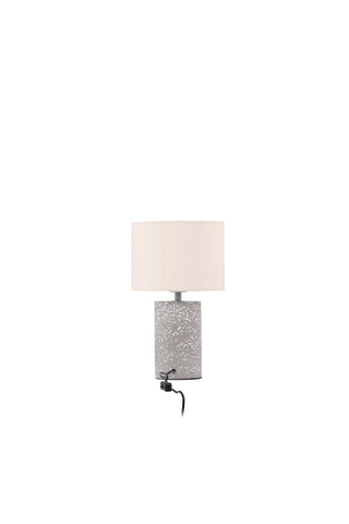 Venture Home Dijon Bordslampa - Grå / Beige Tyg