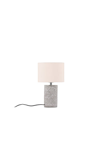 Venture Home Dijon Bordslampa - Grå / Beige Tyg