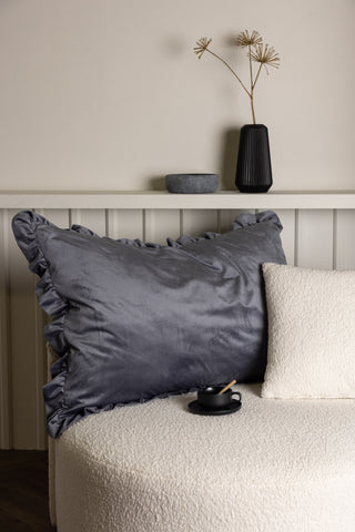 Venture Home Hailey Kuddfodral Poly Velvet - Grå 70x100