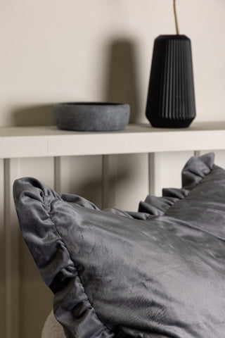 Venture Home Hailey Kuddfodral Poly Velvet - Grå 70x100