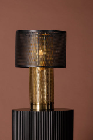 Venture Home Gap Bordslampa - Guld / Svart metall