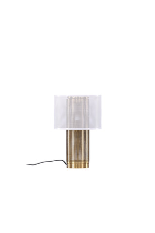 Venture Home Gap Bordslampa - Guld / Vit metall