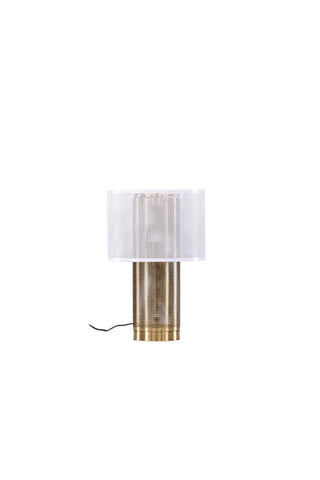 Venture Home Gap Bordslampa - Guld / Vit metall