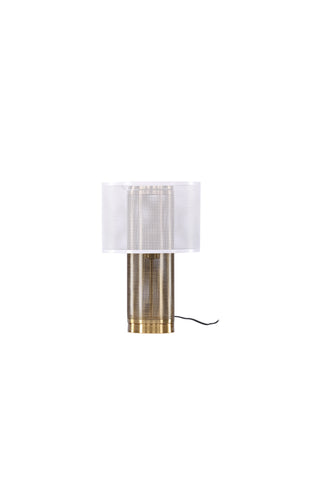 Venture Home Gap Bordslampa - Guld / Vit metall
