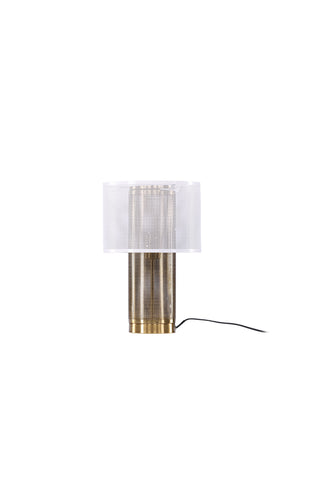 Venture Home Gap Bordslampa - Guld / Vit metall
