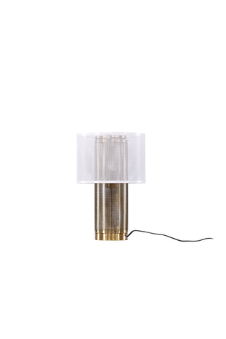 Venture Home Gap Bordslampa - Guld / Vit metall