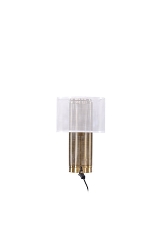 Venture Home Gap Bordslampa - Guld / Vit metall