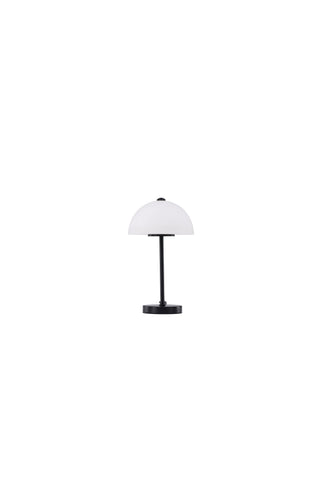 Venture Home Ferrand Bordslampa - Svart / Vit glas