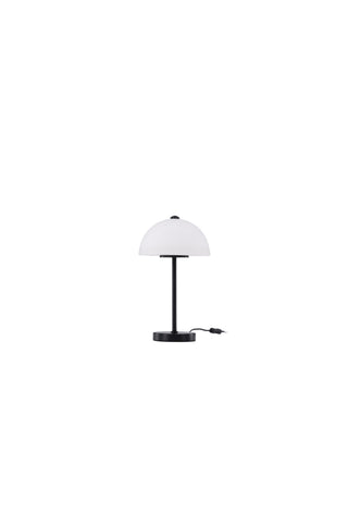 Venture Home Ferrand Bordslampa - Svart / Vit glas