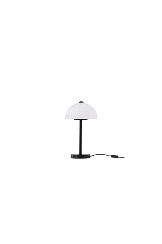 Venture Home Ferrand Bordslampa - Svart / Vit glas