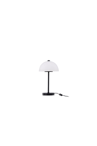 Venture Home Ferrand Bordslampa - Svart / Vit glas
