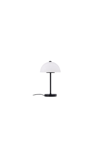 Venture Home Ferrand Bordslampa - Svart / Vit glas
