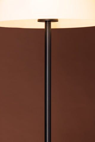 Venture Home Ferrand Golvlampa - Svart / Vit glas