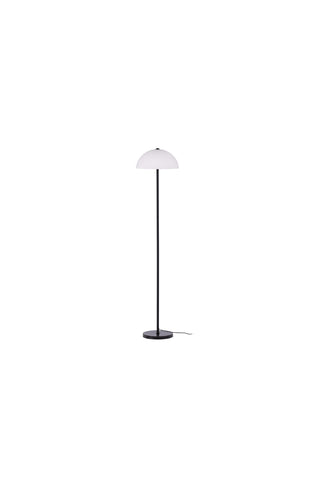 Venture Home Ferrand Golvlampa - Svart / Vit glas