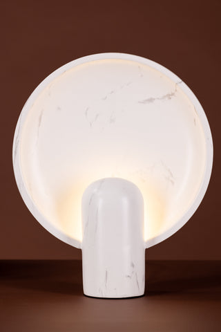 Venture Home Angers Bordslampa - Ljusgrå / Ljusgrå marmor