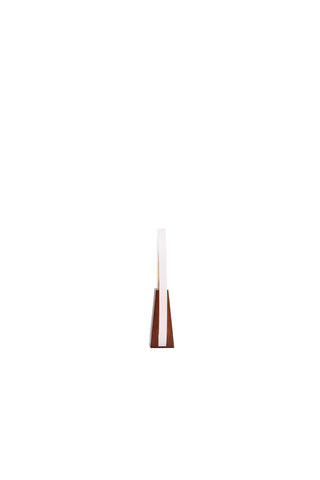 Venture Home Brive Bordslampa - Mörk valnöt/Mocca / Vit akryl