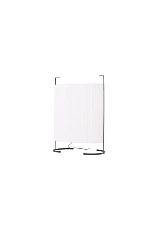 Venture Home Rennes - Stor golvlampa - Svart / Vit tyg