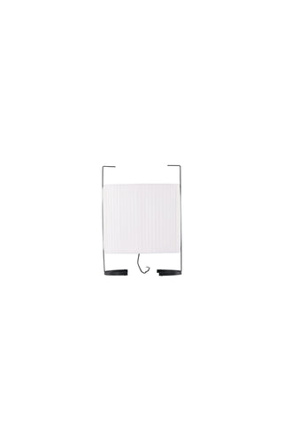 Venture Home Rennes - Liten golvlampa - Svart / Vit tyg