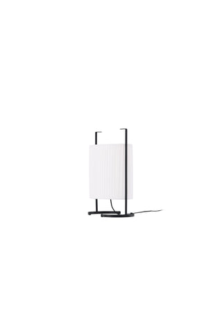 Venture Home Rennes - Liten golvlampa - Svart / Vit tyg