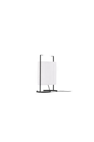 Venture Home Rennes - Liten golvlampa - Svart / Vit tyg