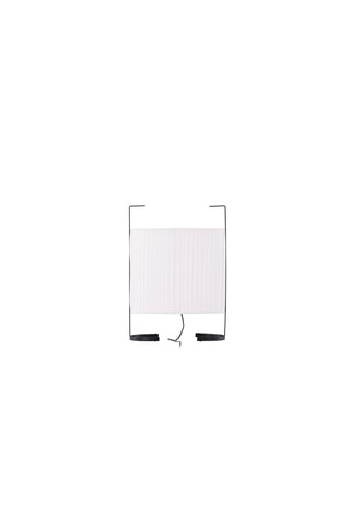 Venture Home Rennes - Liten golvlampa - Svart / Vit tyg