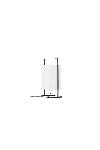 Venture Home Rennes - Liten golvlampa - Svart / Vit tyg