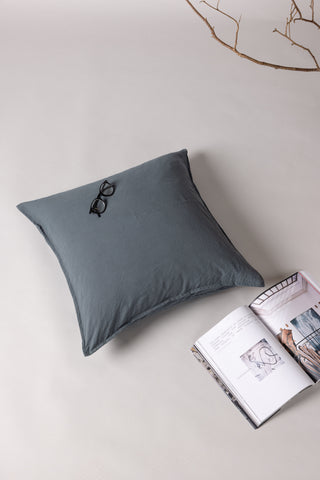 Venture Home Ronja Kuddfodral tvättad bomull - Dusty Blue 45x45