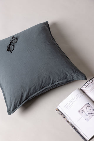 Venture Home Ronja Kuddfodral tvättad bomull - Dusty Blue 45x45