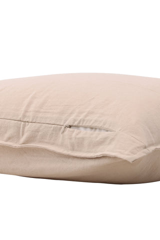 Venture Home Ronja Kuddfodral tvättad bomull - Beige 60x60