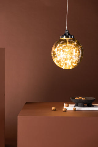 Venture Home Lemans Pendellampa - Svart / Rökt Glas